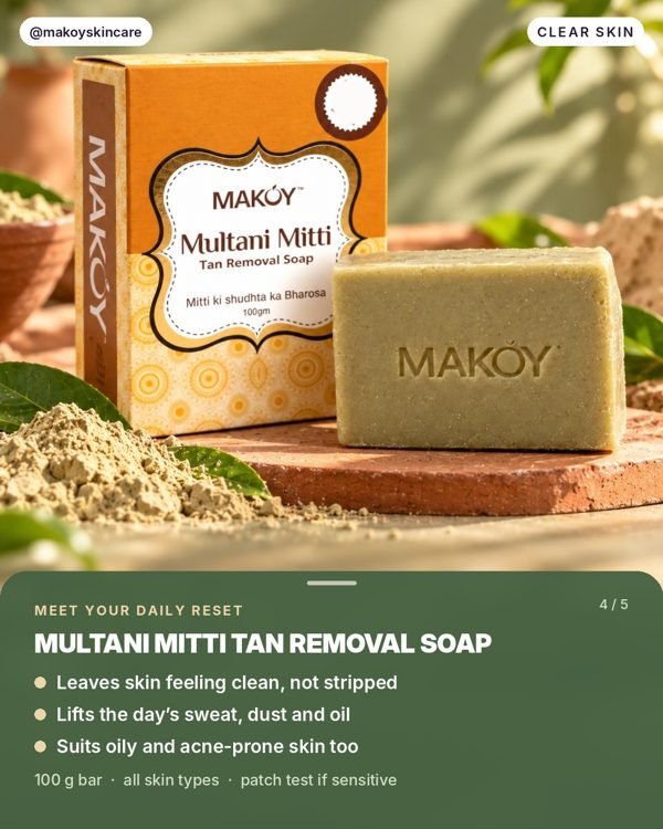 Product reveal post for MAKOY soap